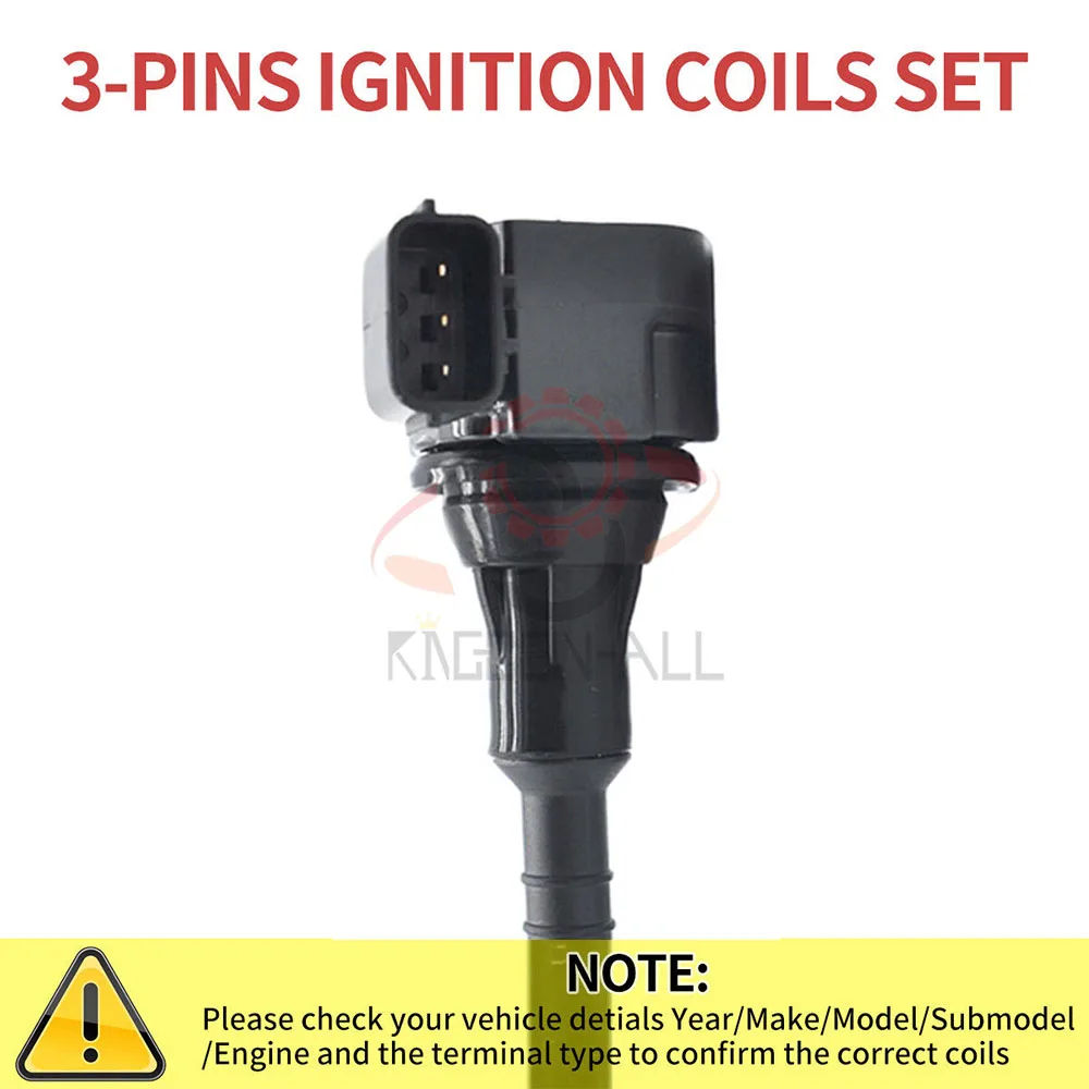 6Pcs Ignition Coil 224488J11C For Nissan Maxima Pathfinder Murano Altima For Infiniti I35 QX4 UF349 22448-8J115 224488J100