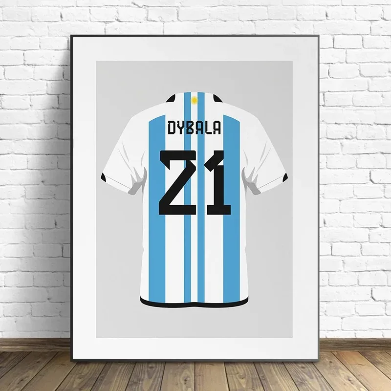 Athlete Jersey Number Posters and Prints Canvas Printing Modern Sports Star Signs Wall Art Picture for Living Room Home Decor