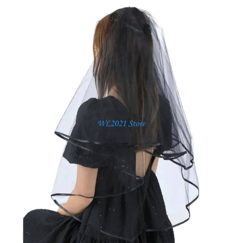 

G5GC Graceful Sheer Tulle Wedding Headpiece For