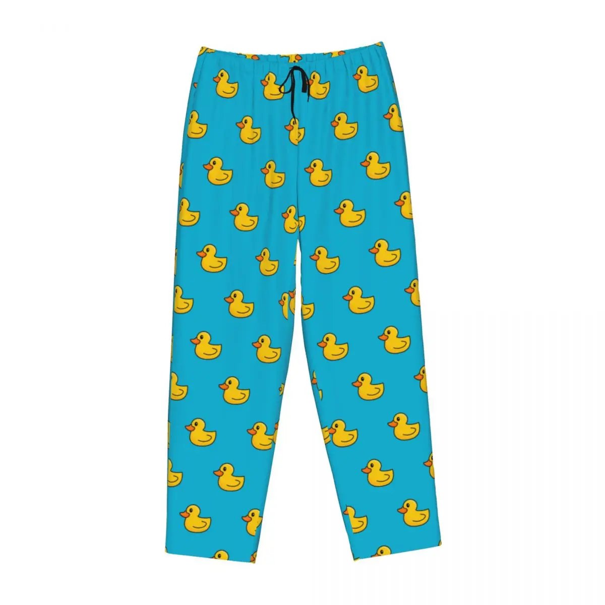 

Custom Rubber Duck Women Pajama Pants Lounge Sleep Sleepwear Bottoms with Pockets