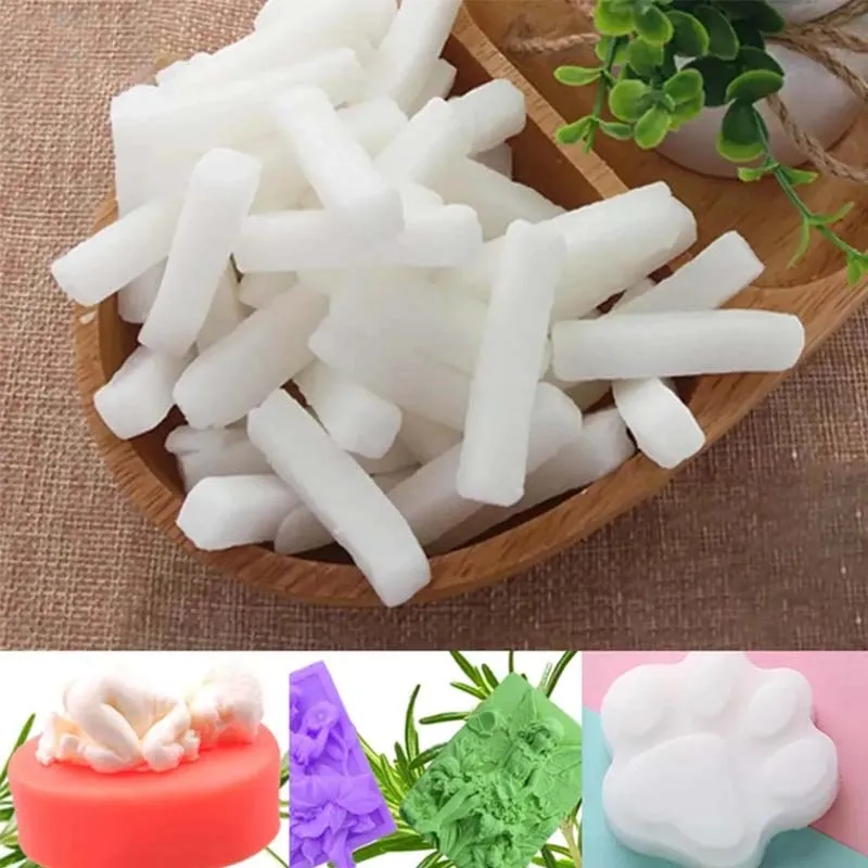 250g DIY Glycerin Soap Base Bag - Organic Vegan Clear Or White Melt Pour Soap for Handmade Bath Foaming Butter view 2