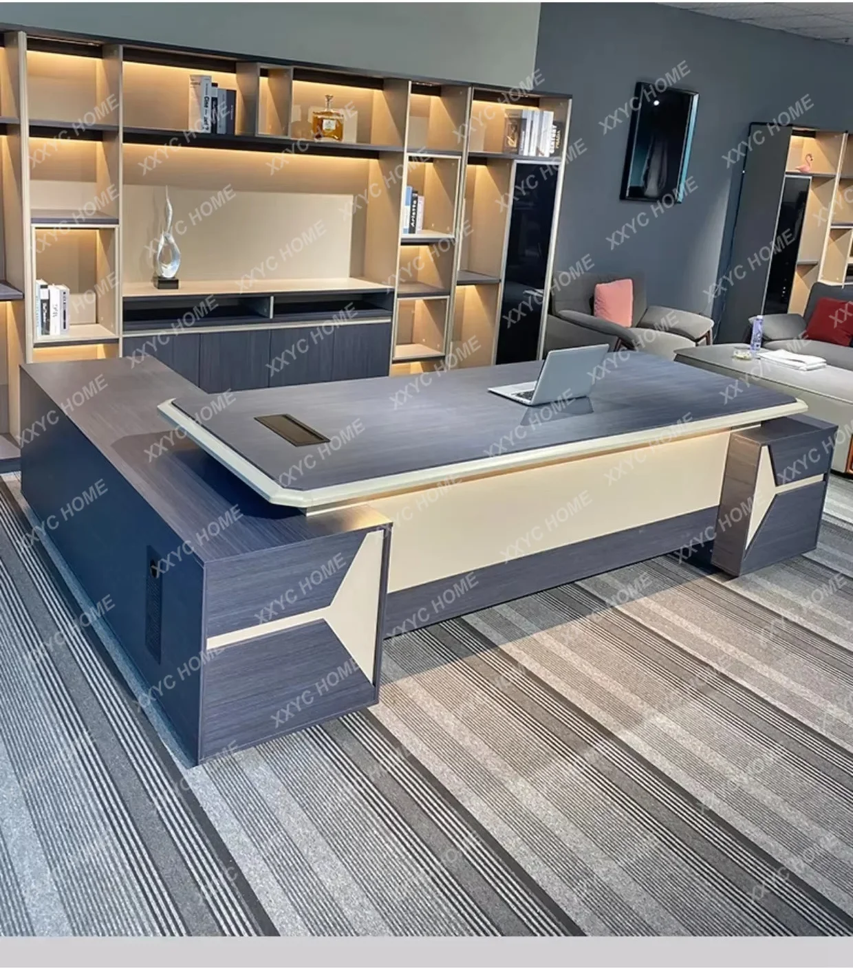 HJ Bureau de bureau Unique de haute qualité, travail minimaliste, vanité bon marché, bureau de secrétaire moderne, mobilier