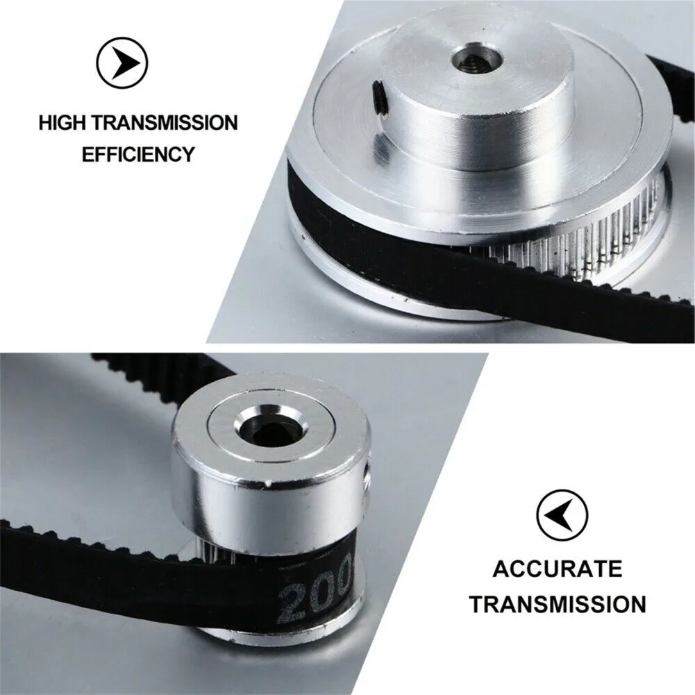 200mm Synchronous Timing Belt Assembly Includes Key Pulleys (20T & 60T) Suitable for Various Printing Applications