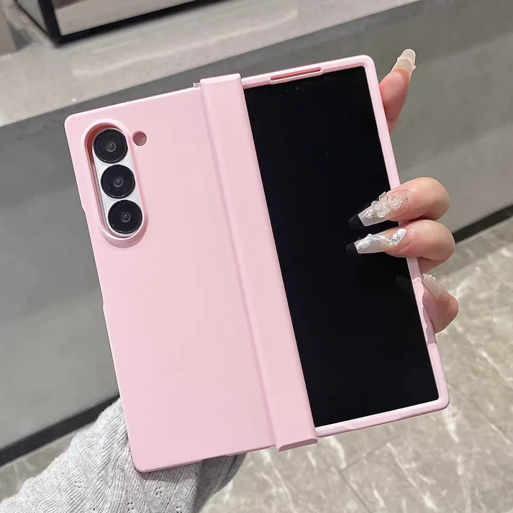 Skin-feel Macaron-colors Phone Case for Samsung Z Fold8 Galaxy Z Fold 8 7 6 5 4 3 Fold7 Ultra-Thin Hard Plastic Matte back cover