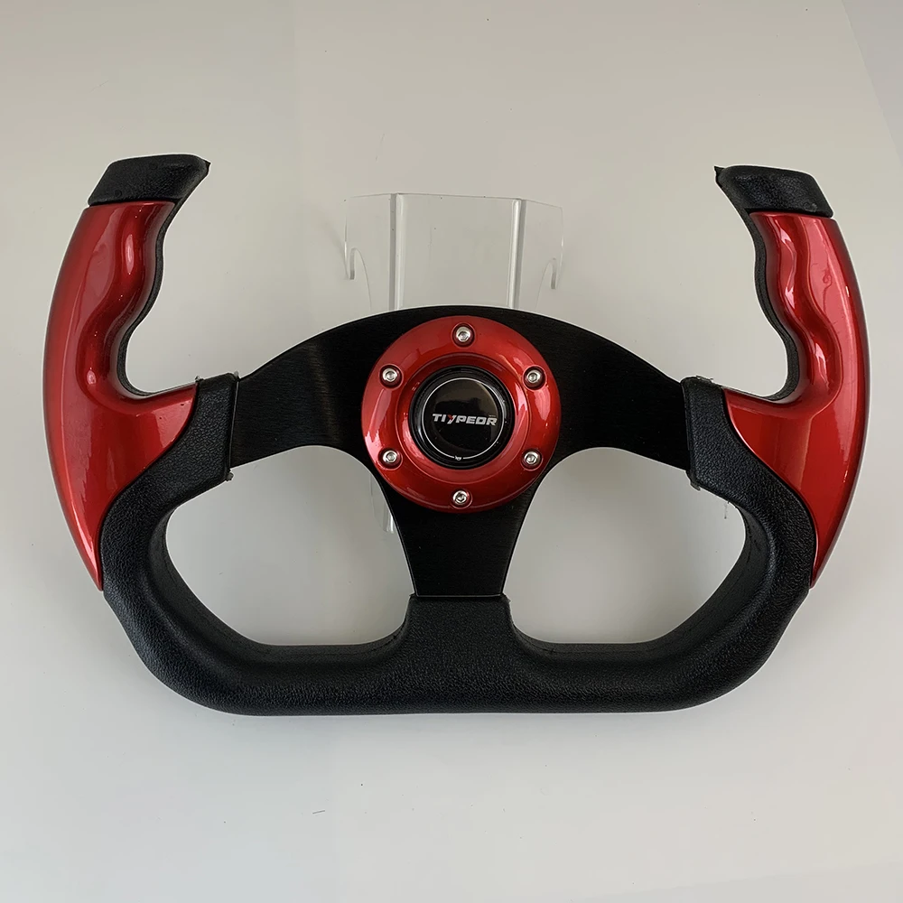 Tiypeor 12.5inch Sport Racing Game Simulator Steering Wheel Drift car Steering Wheel D Shape