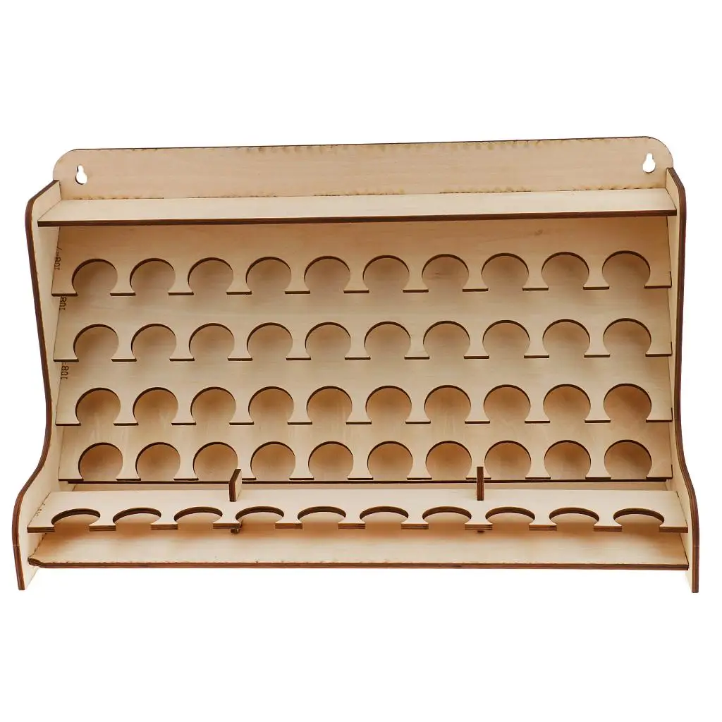 Wood Paint Bottle Rack Modular Organizer Holder for Paint Pigment Sculpting