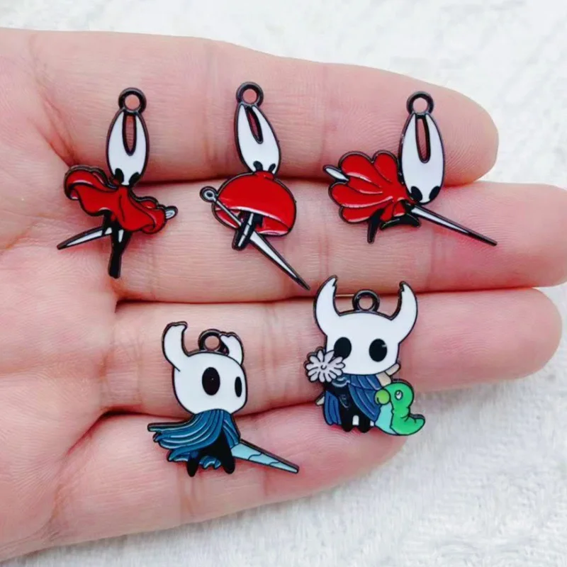 10pcs alloy drip oil cartoon accessory pendant DIY earrings keychain pendant