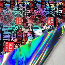 2M/6M/10M/20M Laser Hydrographics Film 50CM Width Hydro Water Transfer 1987