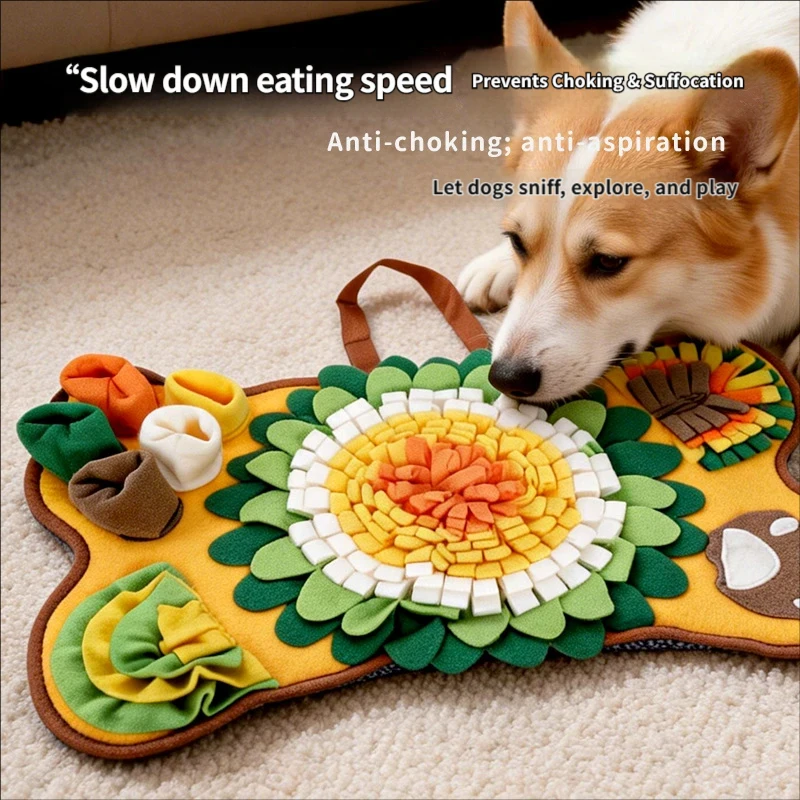骨の形をした犬用嗅ぎマット。おやつを隠して遊ぶことで、知的好 - Snuffle Mat For Dogs Foraging Mental のレビューと価格