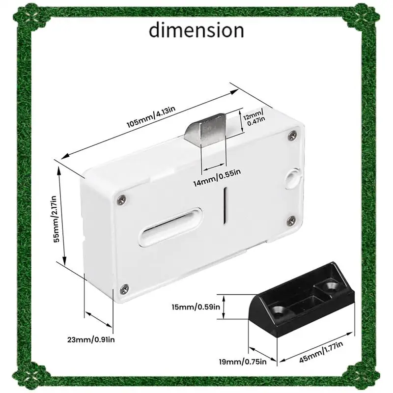 24-Hour Delivery Tuya Smart Bluetooth Cabinet Drawer Lock For Wood Door, IC Card Unlock, Keyless Monitoring App Remote Control