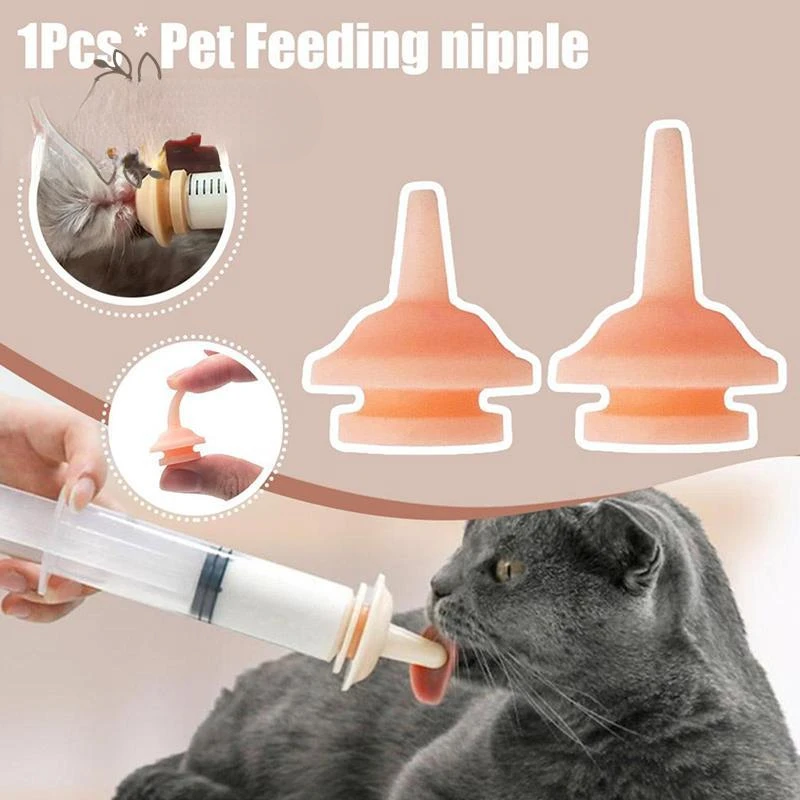 Convenient and Ideal Mini Artificial Feeding Pacifier - Soft and Gentle Solution for Newborn Kittens, Puppies, Rabbits, and Smal