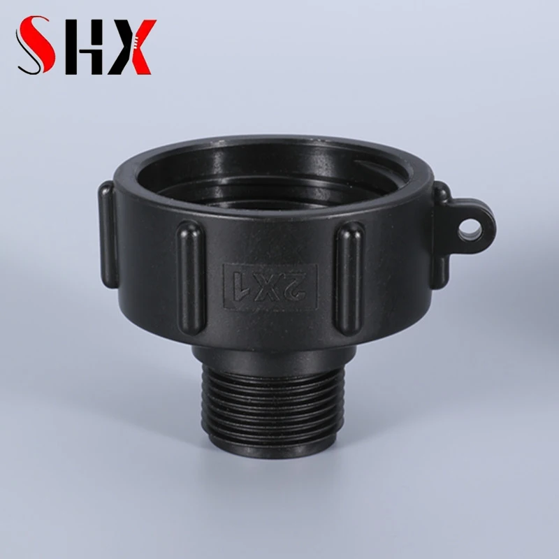 

IBC Water Tank Fitting 60mm Coarse thread to 1" Fine Coarse Reducer Connector New Garden Hose Pipe adapter 1Pcs