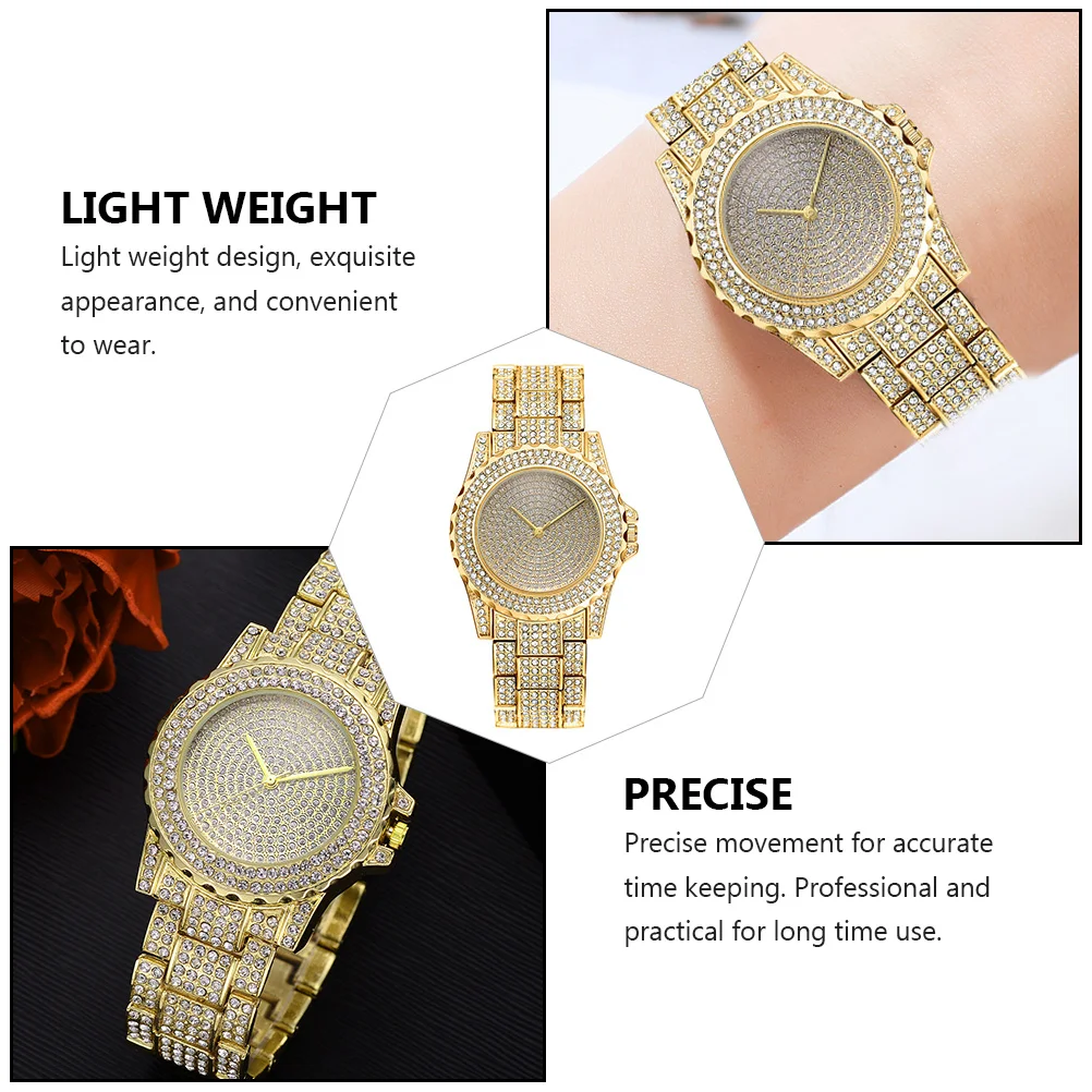 ساعة يد نسائية كوارتز ساعة سيدة أنيقة مادة زجاجية أنيقة مريحة في الارتداء ساعة يد نسائية #2