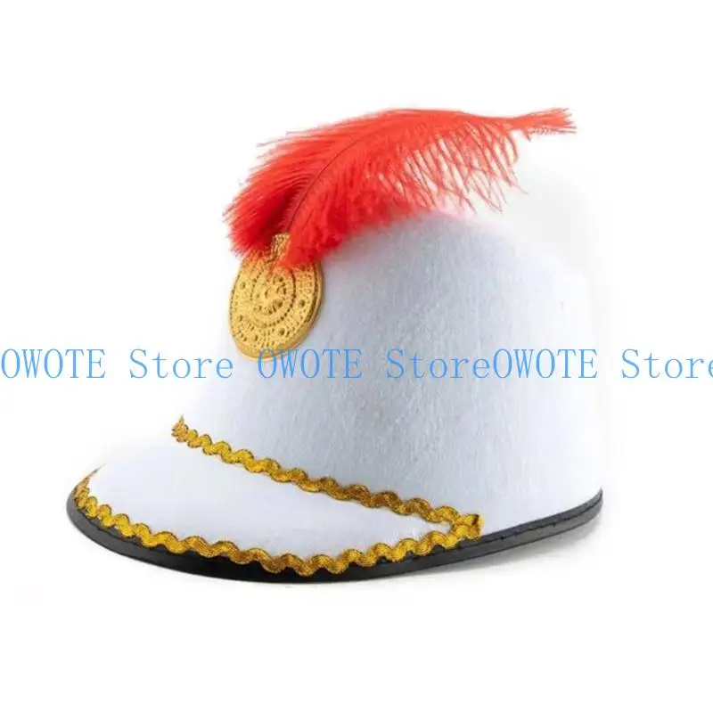 A52E Vintage Guard Knight Hat for Men Gruby Vintage Christmas Party Show Hat