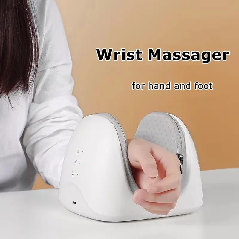 New Upgraded Wireless Rechargeable Smart Heated Air Pressure Vibrator Hand Wrist Massager