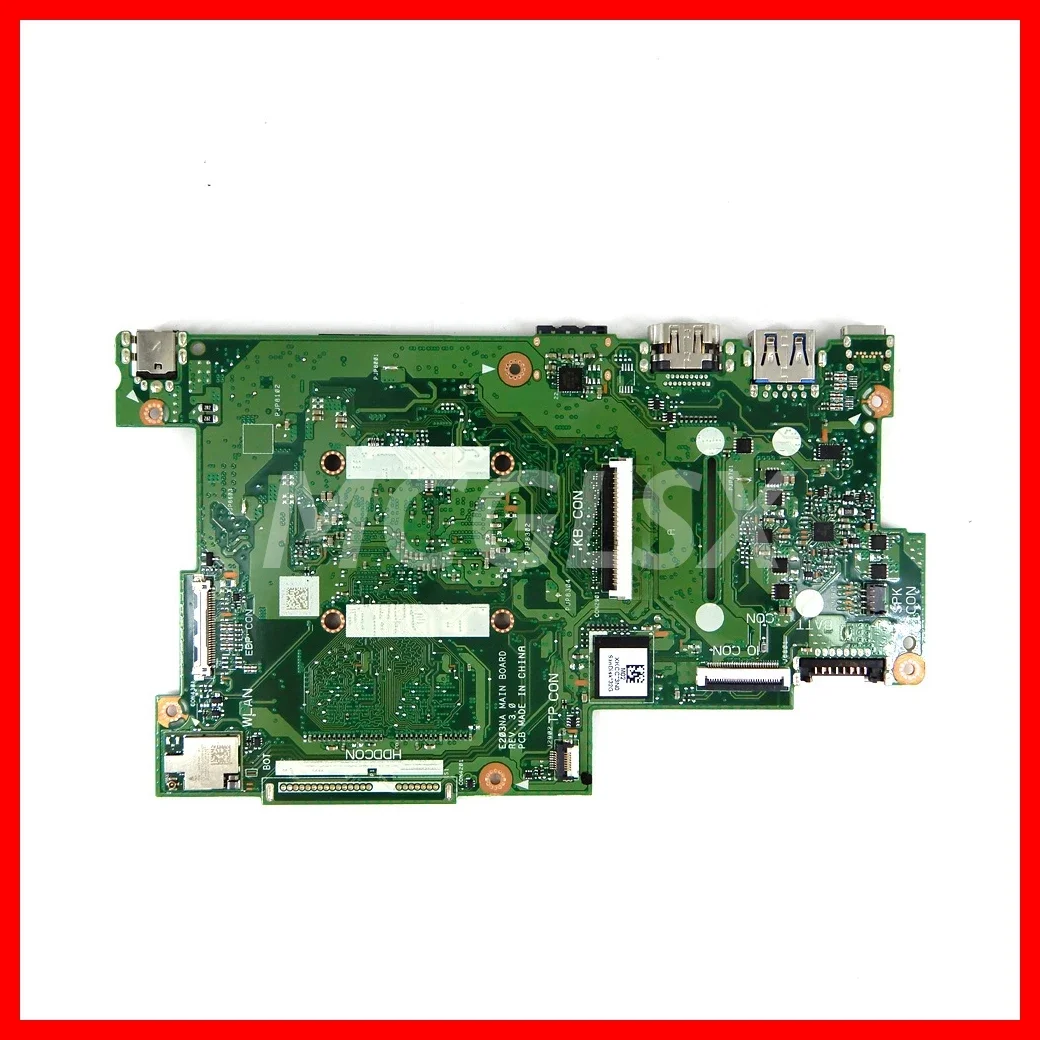 Imagem -06 - Placa-mãe Portátil para Asus E203na E203nah E203nas L203nah L203na N3350 N4200 Cpu 4gb de Ram 0g 32g 64g 128g Ssd