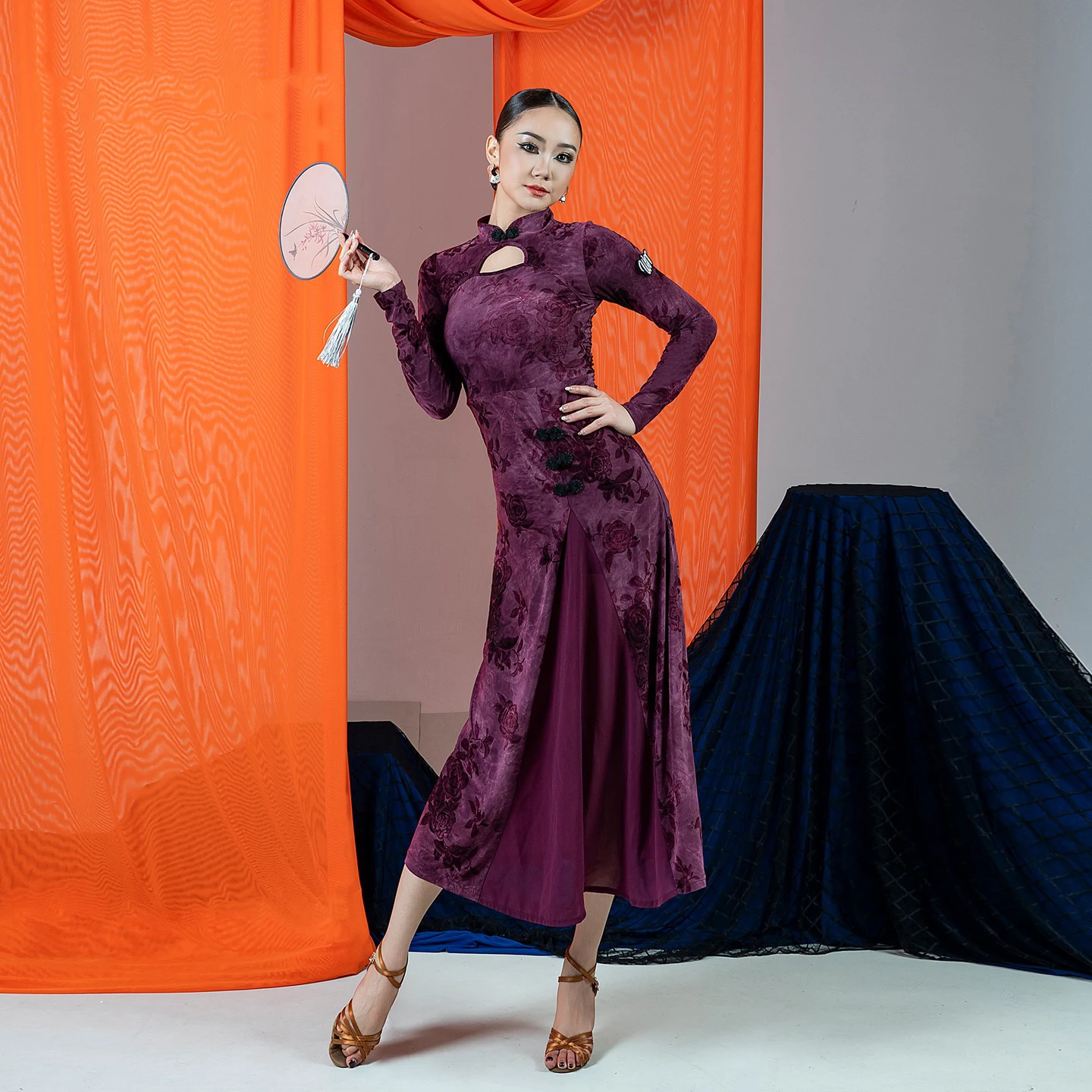 Latin Dance Long Dr… - image