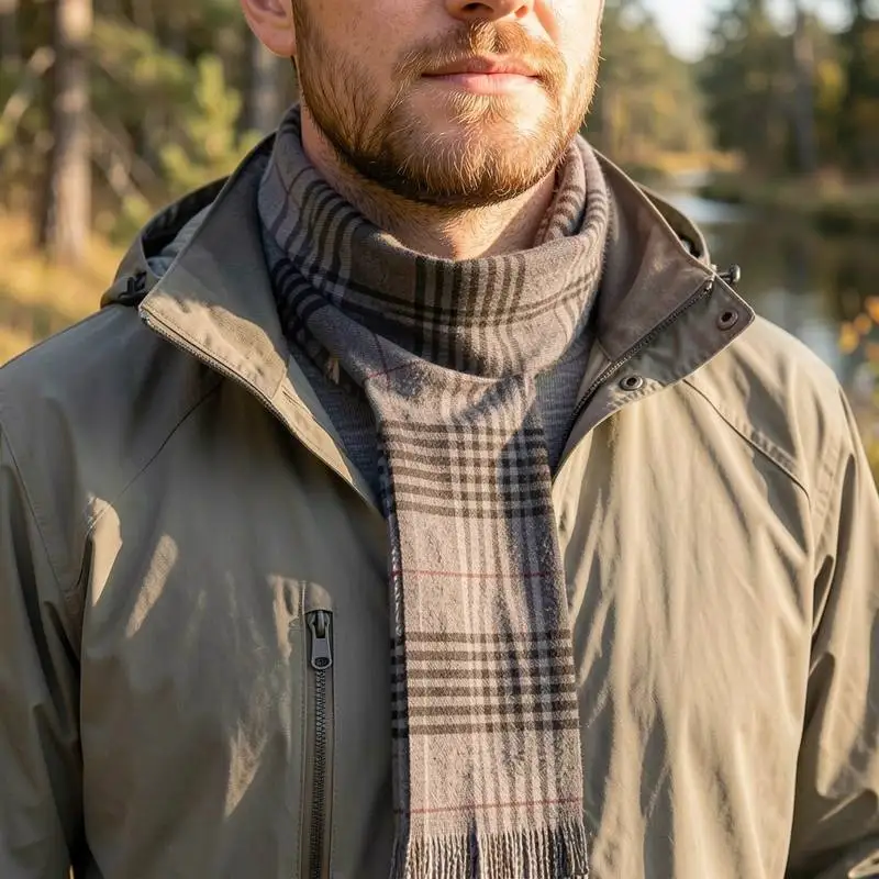 Wrap portable insulated merino wool for off-road trip heat retention neck shield frigid climate men winter Wrap