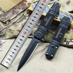 Outdoor convenient folding knife high hardness carry self-defense knife wilderness survival multifunctional knife mini knife