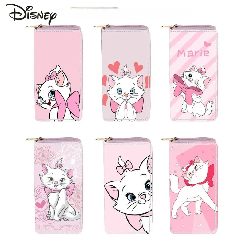 

Mary Cat New Women's Long Wallet Fashionable and High-quality PU Women's Multi Card Bag Storage Cartoon Versatile Zero Wallet