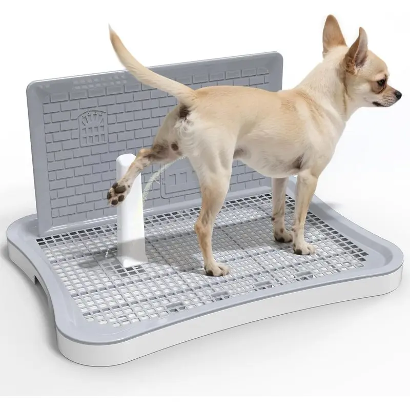 Tapis d'apprentissage de la propreté pour chien, conception en forme de clôture pour éviter les éclaboussures d'urine, universel pour chiots et chiens adultes, tapis d'induction pour l'apprentissage de la propreté
