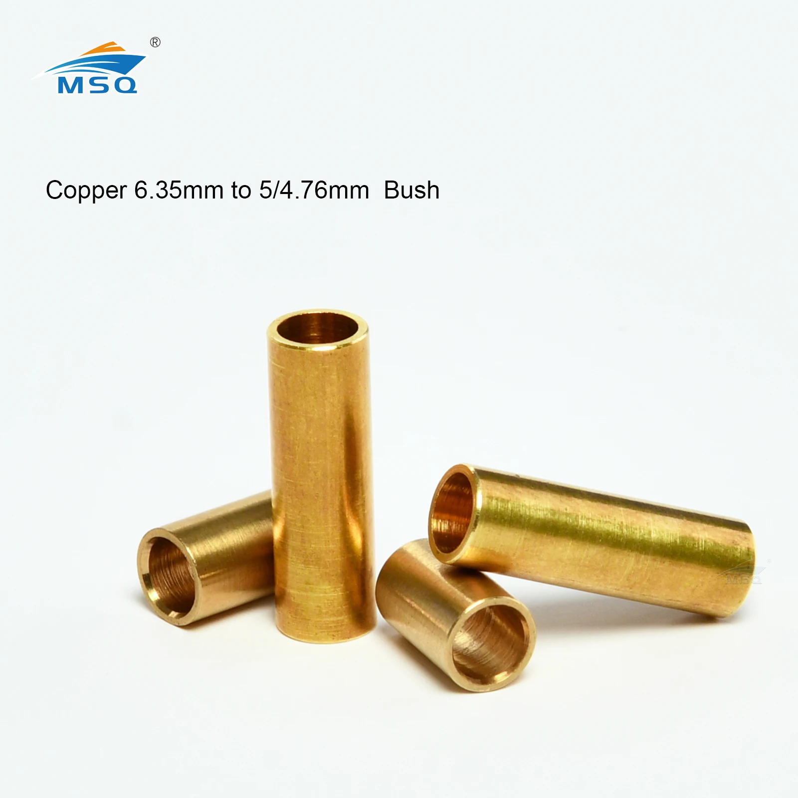 1pc Rc Boat Copper 6.35mm to 5/4.76mm Converting Sleeve / Bush for Diameter 6.35mm 3/16'' prop(screw) 5/4.76mm Shaft Housing