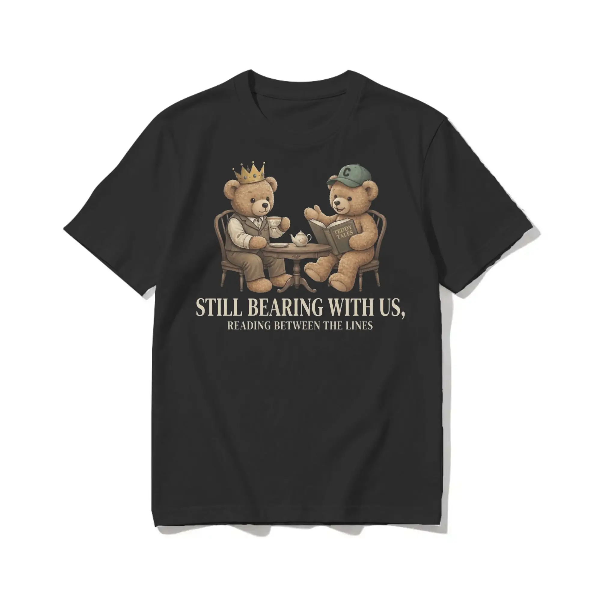 Bncmap Bear Brooke & Connor for Men Women T Shirts  Vintage Tees Short Sleeve Crewneck T-Shirts 100% Cotton Graphic Clothes