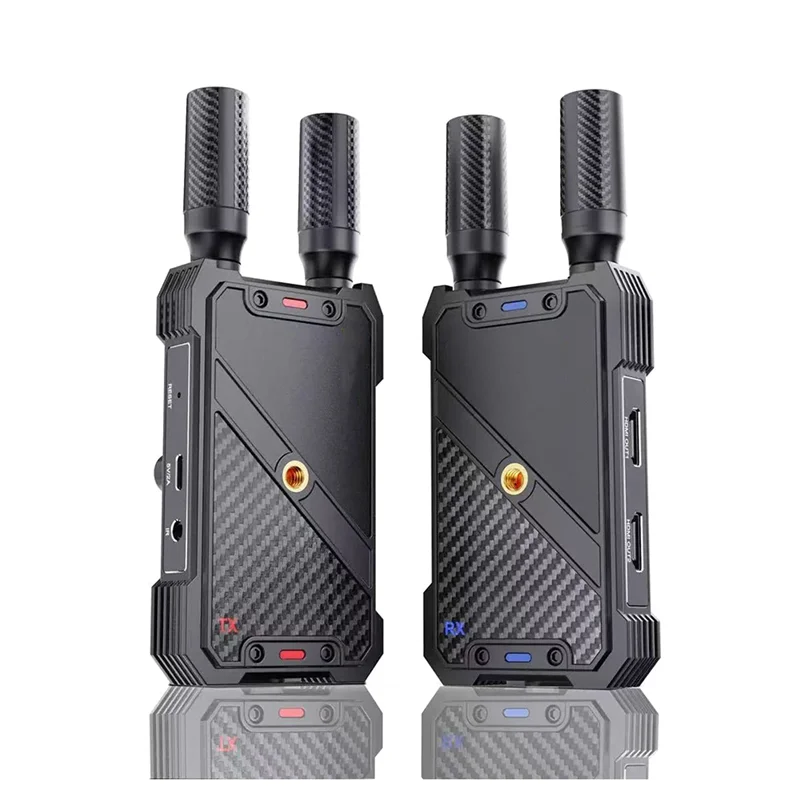 【最後のチャンス！】400M ワイヤレス互換ビデオエクステンダー 1080P トランスミッターレシーバープロジェクター用カメララップトップゲーム月