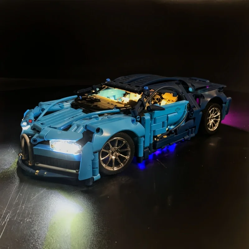 

LED Light Kit For Bugatti Sports Car Building Blocks Model DIY Modified Lighting Accessory Building Blocks Not Included
