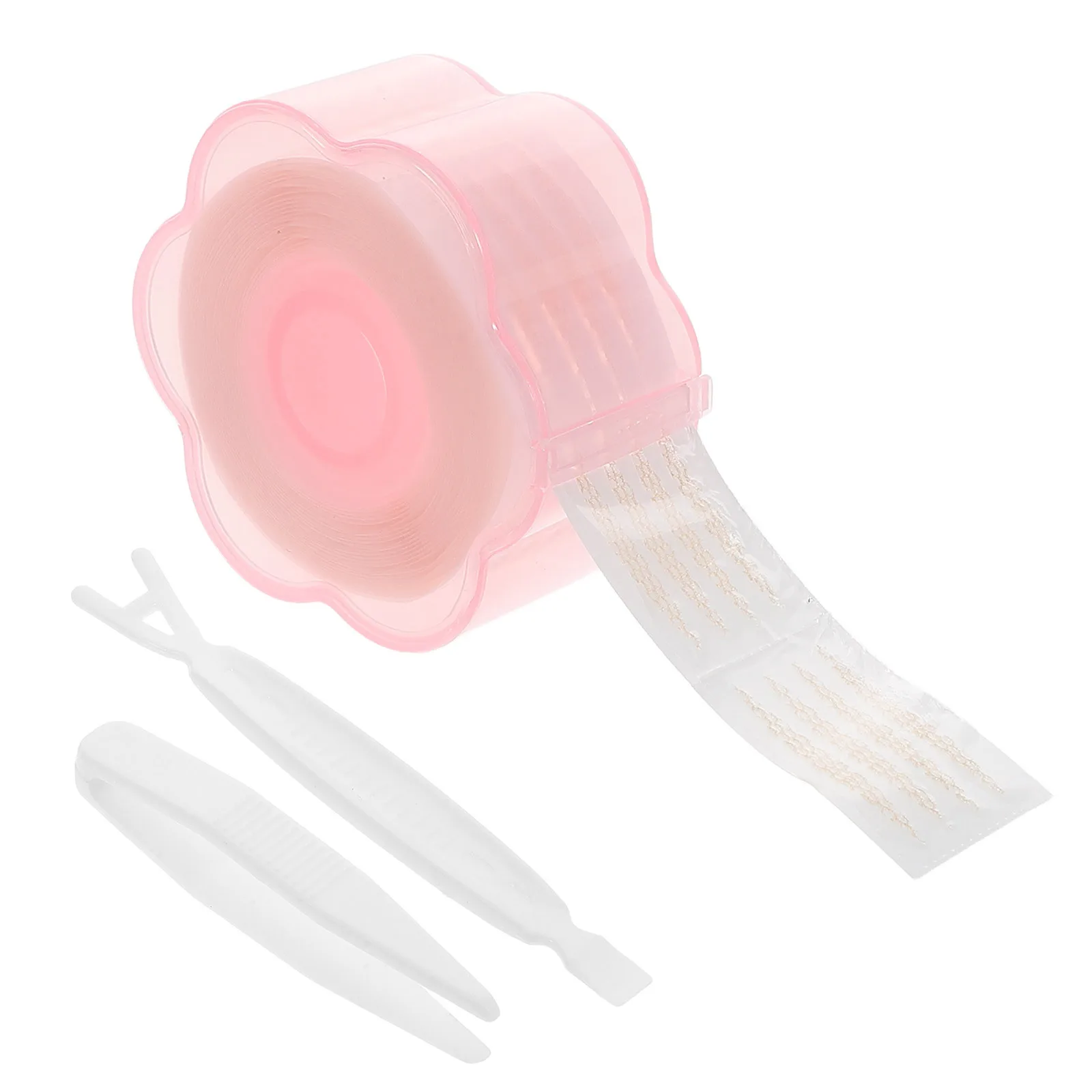 1 ensemble de bandes invisibles pour paupières, Double bande en dentelle, activée par l'eau, respectueuse de la peau, outil de maquillage pour les yeux, levage longue durée pour femmes