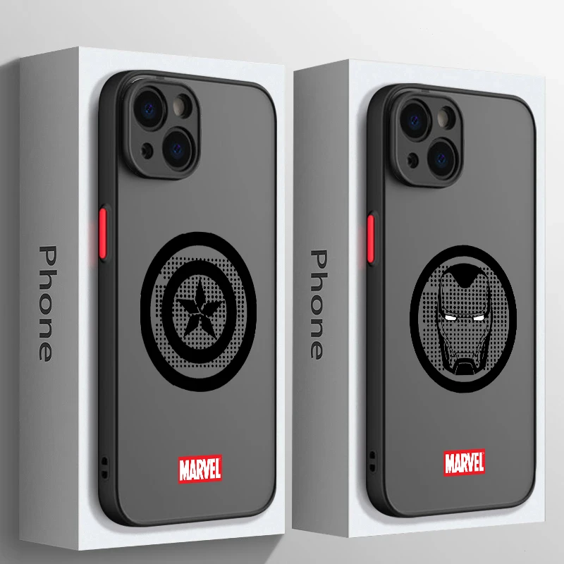 Marvels Spiders-Man Irons-Man Logo Phone Case For Oppo Reno8 Reno7 Reno6 Reno5 Reno4 Reno3 Reno2 T Pro 4G 5G Matte Clear