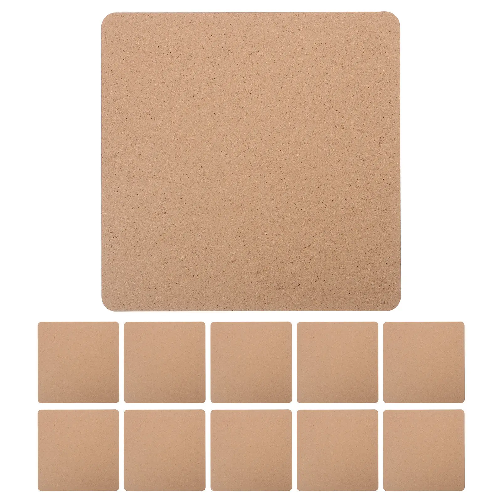 

10 шт. деревянных досок для лепки, прочные заготовки для поделок, для художественных проектов, моделирования из глины, раскрашивания, изготовления керамики