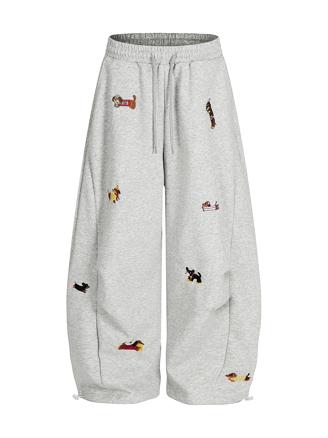 Riot Embroidered Wide Leg Pants Women's Jazz Dancing Trousers Loose Fit Sporty Autumnal American Style Comfortable Sweatpants