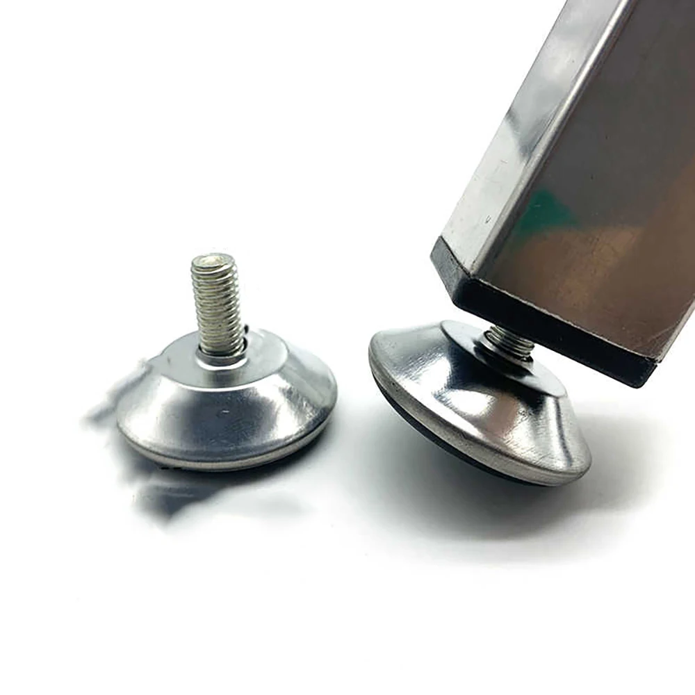 1-20Pcs Plastic Adjustable Feet Pad Dia 40mm Screw M8 Table Chair Balck Leveling Foot Pad Furniture Leg Anti-shock Protection