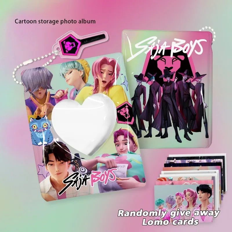 KPop شيطان الصيادين ألبوم صور أنيمي ألبوم صور Photocard حامل كتاب جمع الكرتون لطيف المعبود بطاقة بريدية لومو بطاقة الموثق الهدايا #3