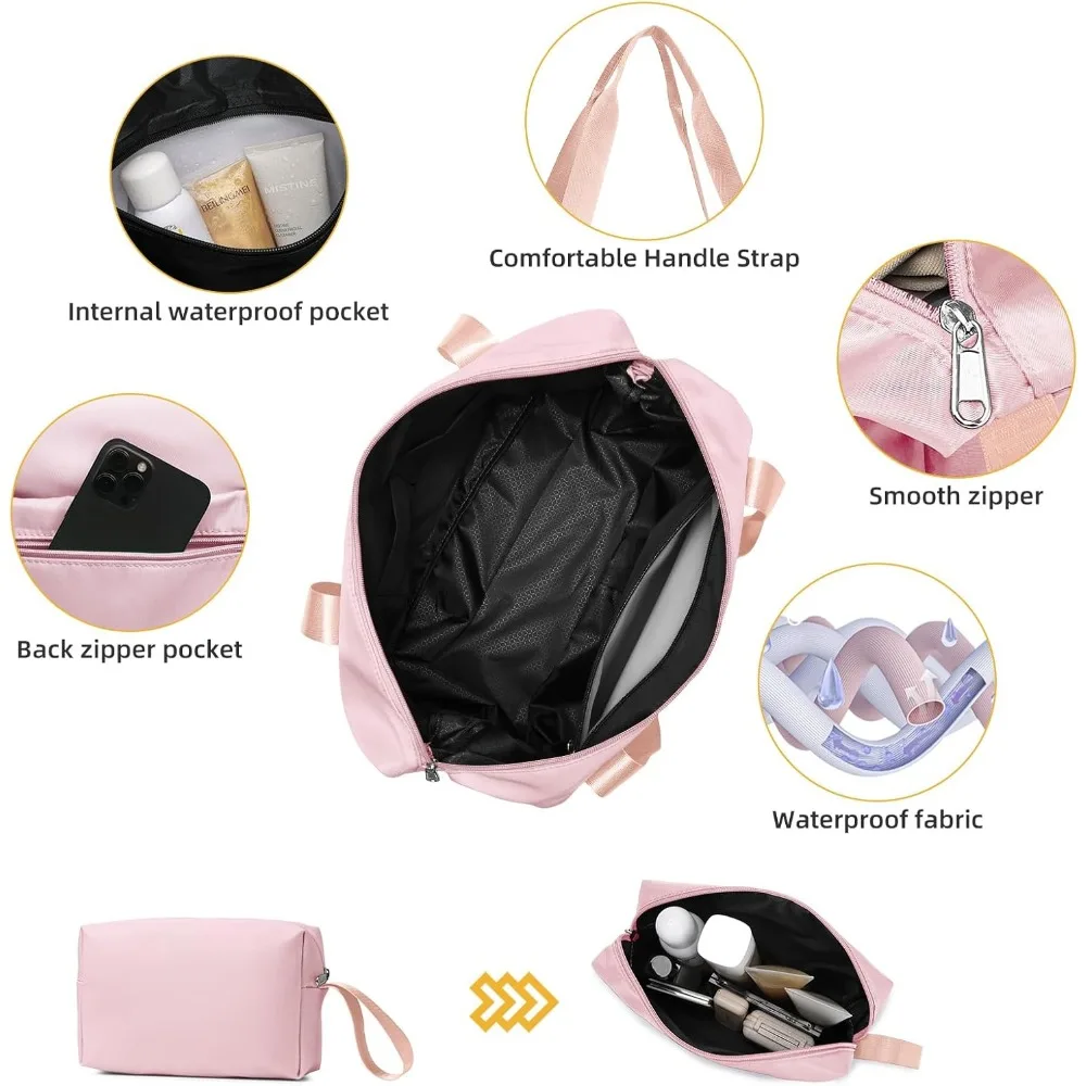 Juego de equipaje rígido Spinner de 3 piezas con bolsa de lona, candado TSA, maleta de mano, 360 °   Ruedas para Viajes