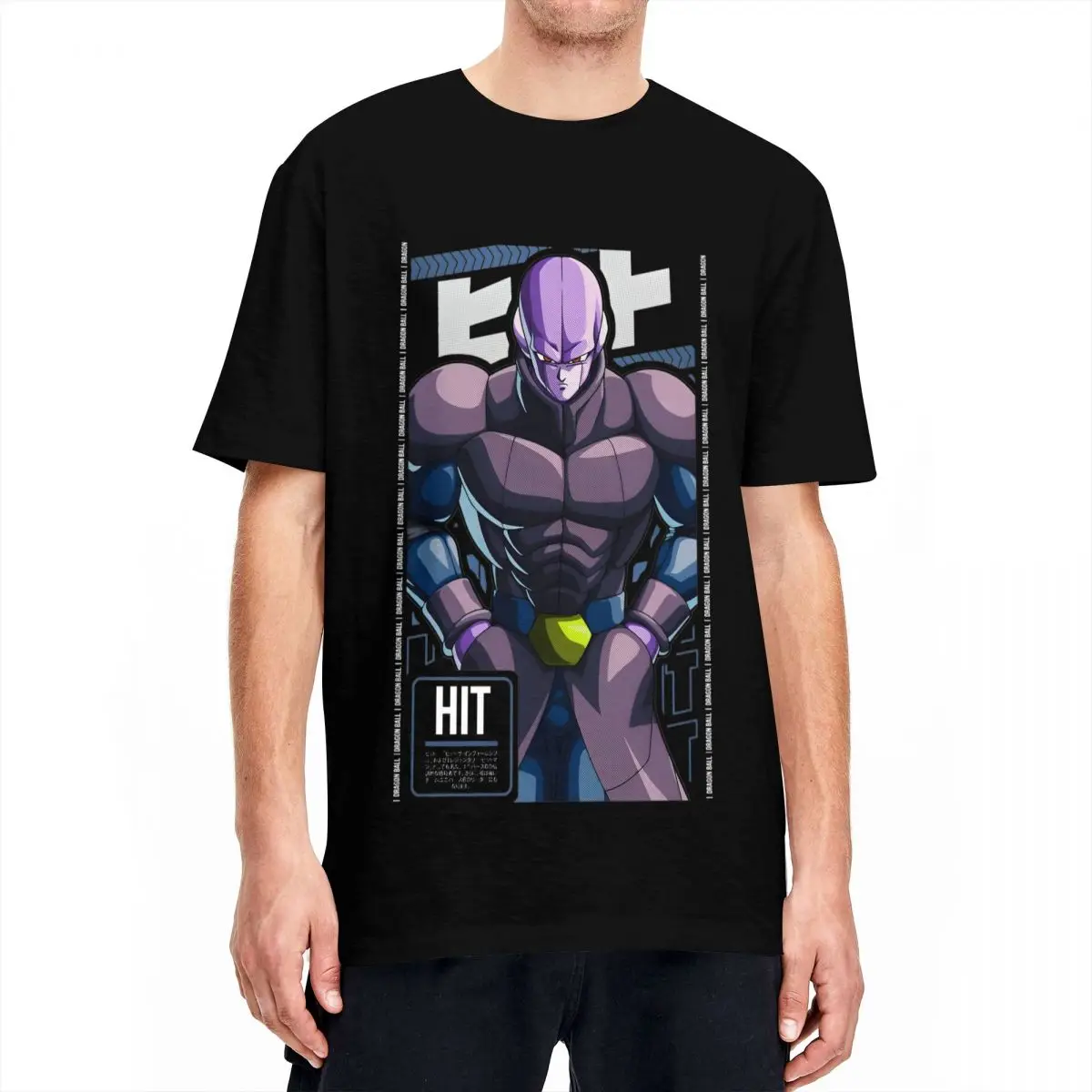 Casual HIT Dragon Ball Super Anime Stars 3.0 T Shirt Men Round Neck Short Sleeve Top Tee Cotton Summer TopsTops