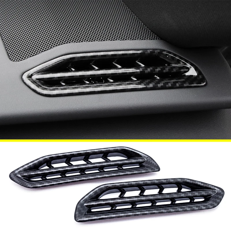 Interior Dashboard Air Vent Cover Trims For Lexus UX200 UX250h UX300e 2019-2026 Carbon Fiber