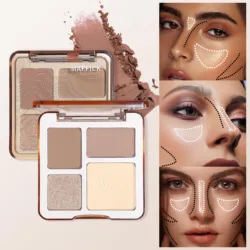 Four-color highlight three-dimensional contouring palette face brightening highlight shadow comprehensive palette