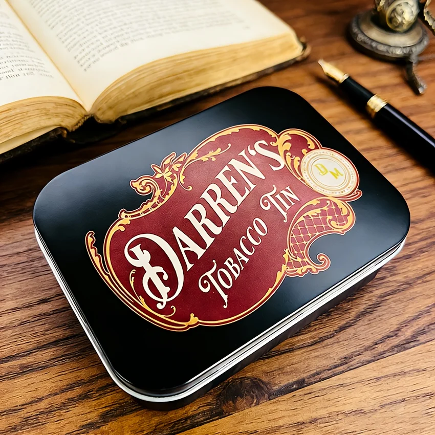 1 Custom Name Square Metal Tin Box | Decorative Iron Box, Personalized Best Dad Design, Multifunctional Storage Box, Organizer Box, Home Decor Keepsake Box, Dad Gift, Valentine's Day Gift, Gift for Boyfriend, Father, H