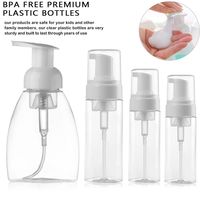 1pcs Useful Shampoo Shower Gel Plastic Pump Container Liquid Clear Foaming Bottle Soap Dispenser