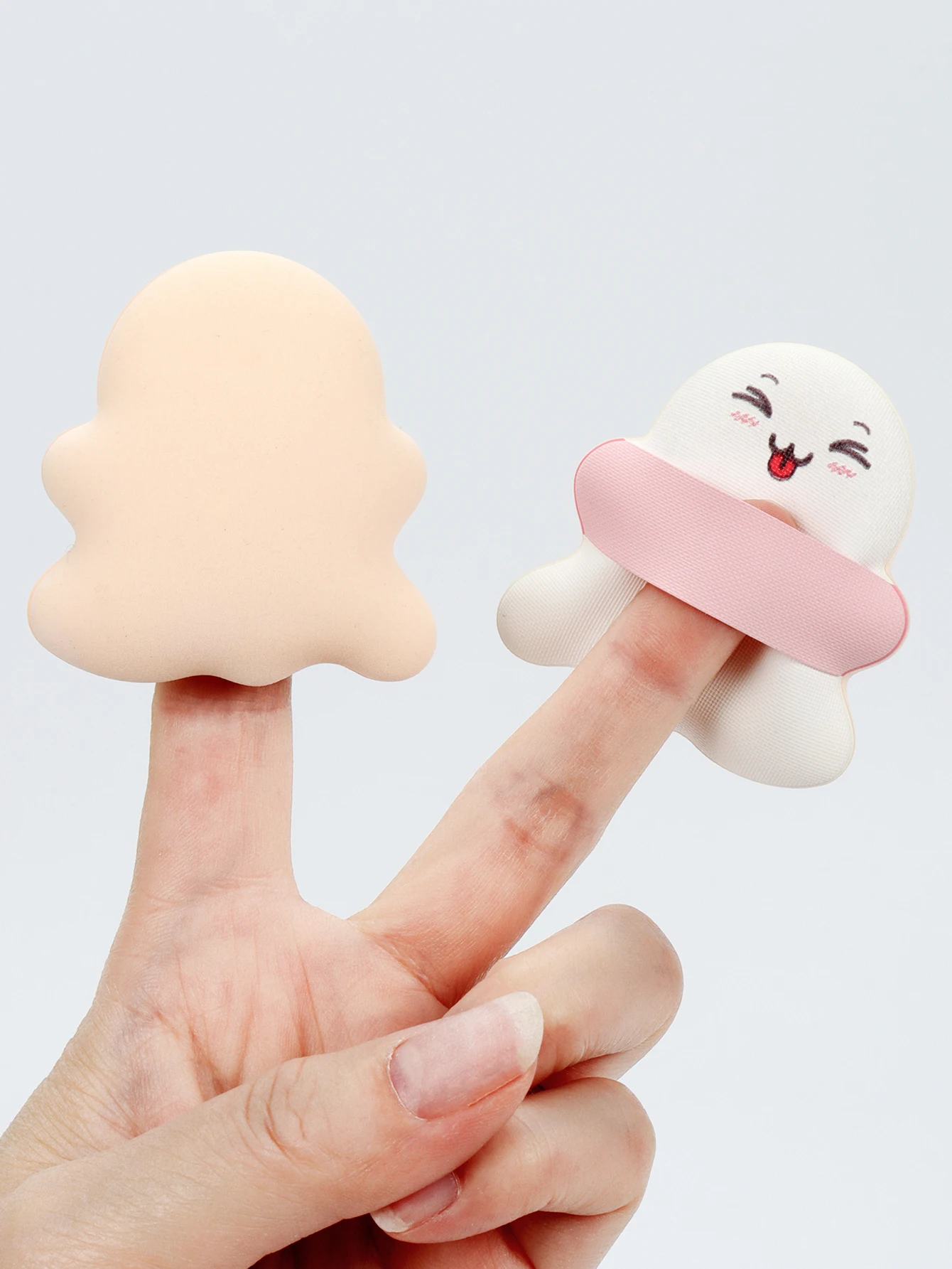 2/5/10 Sopro de pó de maquiagem ultrafino; Uso úmido ou seco; Sopro de pó com almofada de ar; Esponja de maquiagem portátil multifuncional