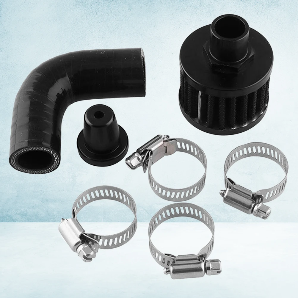 

1 set 1 Set Car Vent Hose Kit Black Auto Accessories Replacement Crankcase Ventilation Steering Exhaust Inlet Plug For 07.5-17