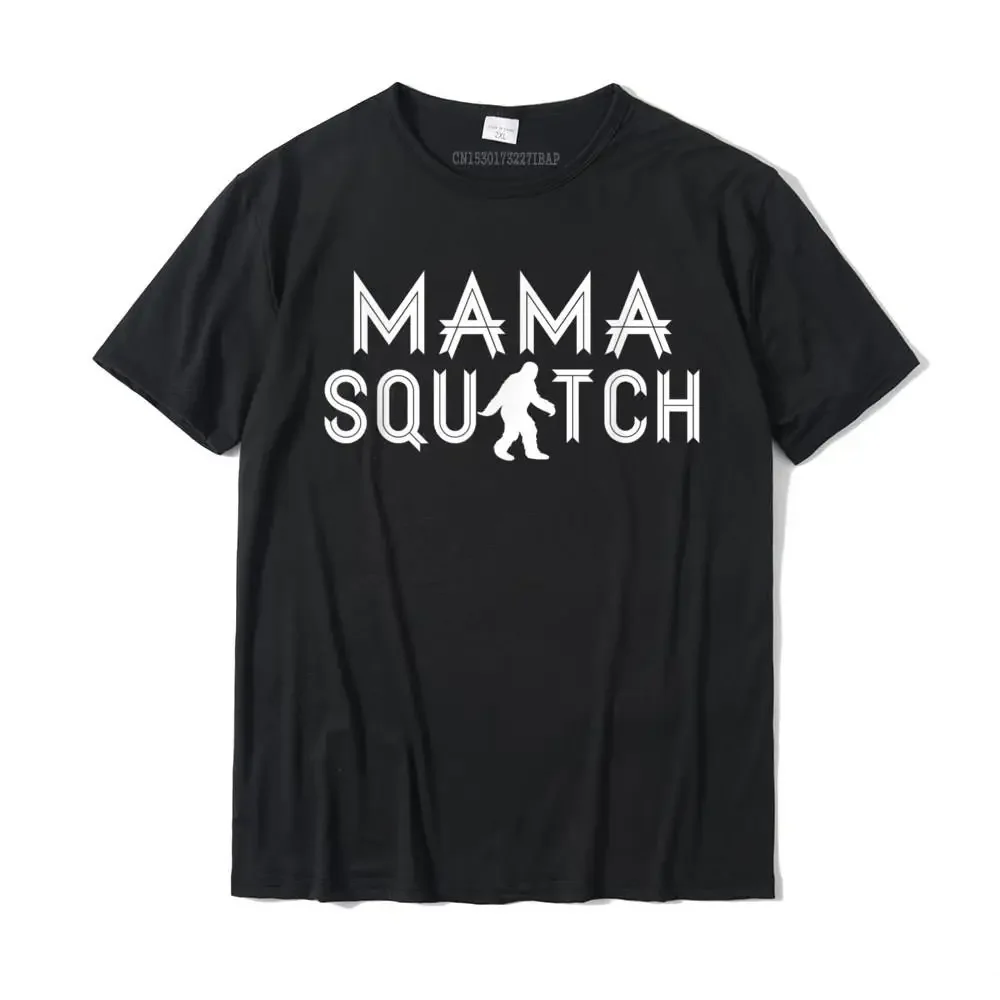 Mama Squatch Shirt Gifts For Mom Sasquatch Bigfoot Camisas Hombre Wholesale Man Tops Tees Europe Tshirts Cotton Design