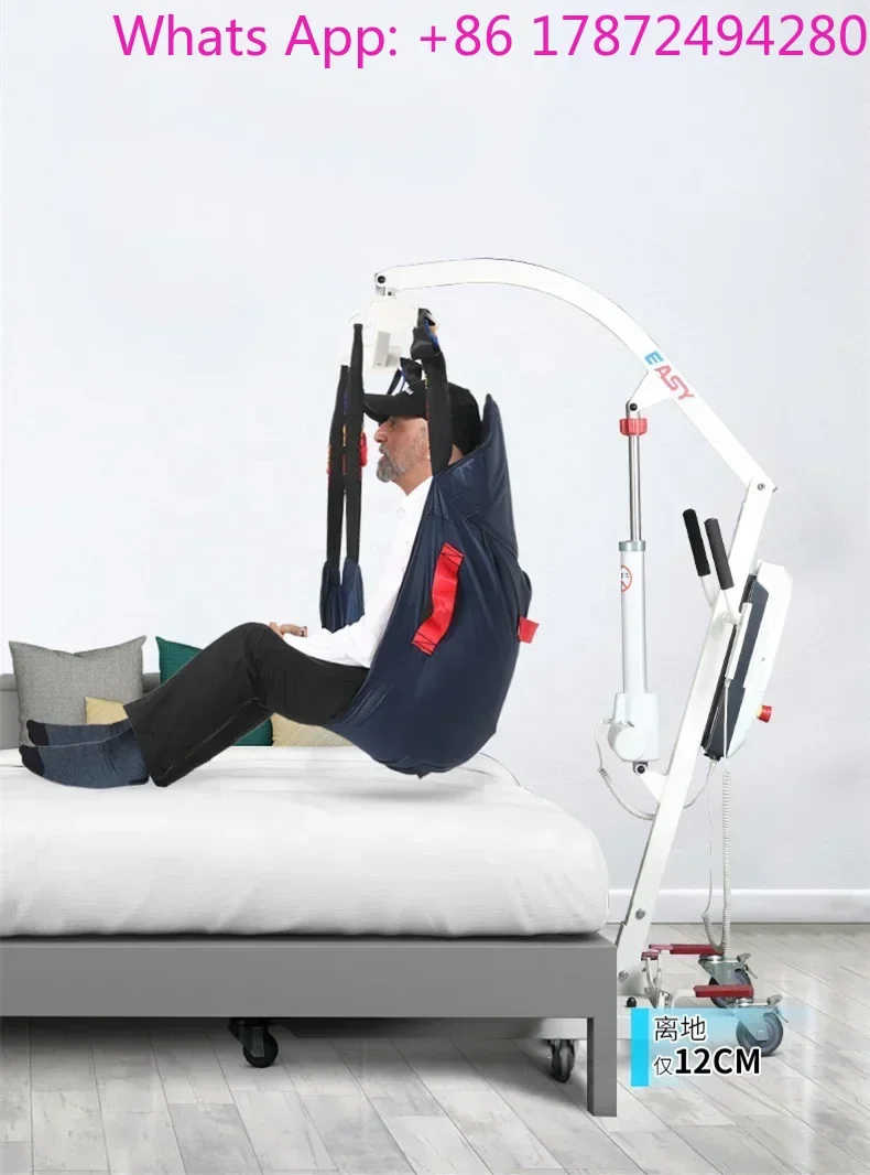 

With Sling Carrier Hoist Lifting Patient Lifter Chair Transfer Lift Nursing Equipment For Disabled Elderly