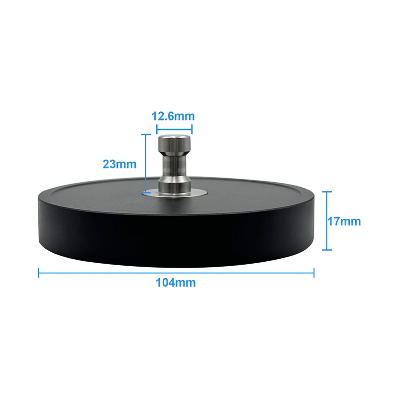 Black Trimble N66011 Adapter for Trimble X7/9 3D Laser Scanner, with 5/8 Inch Thread for 90573-QR Quick Release Adapter
