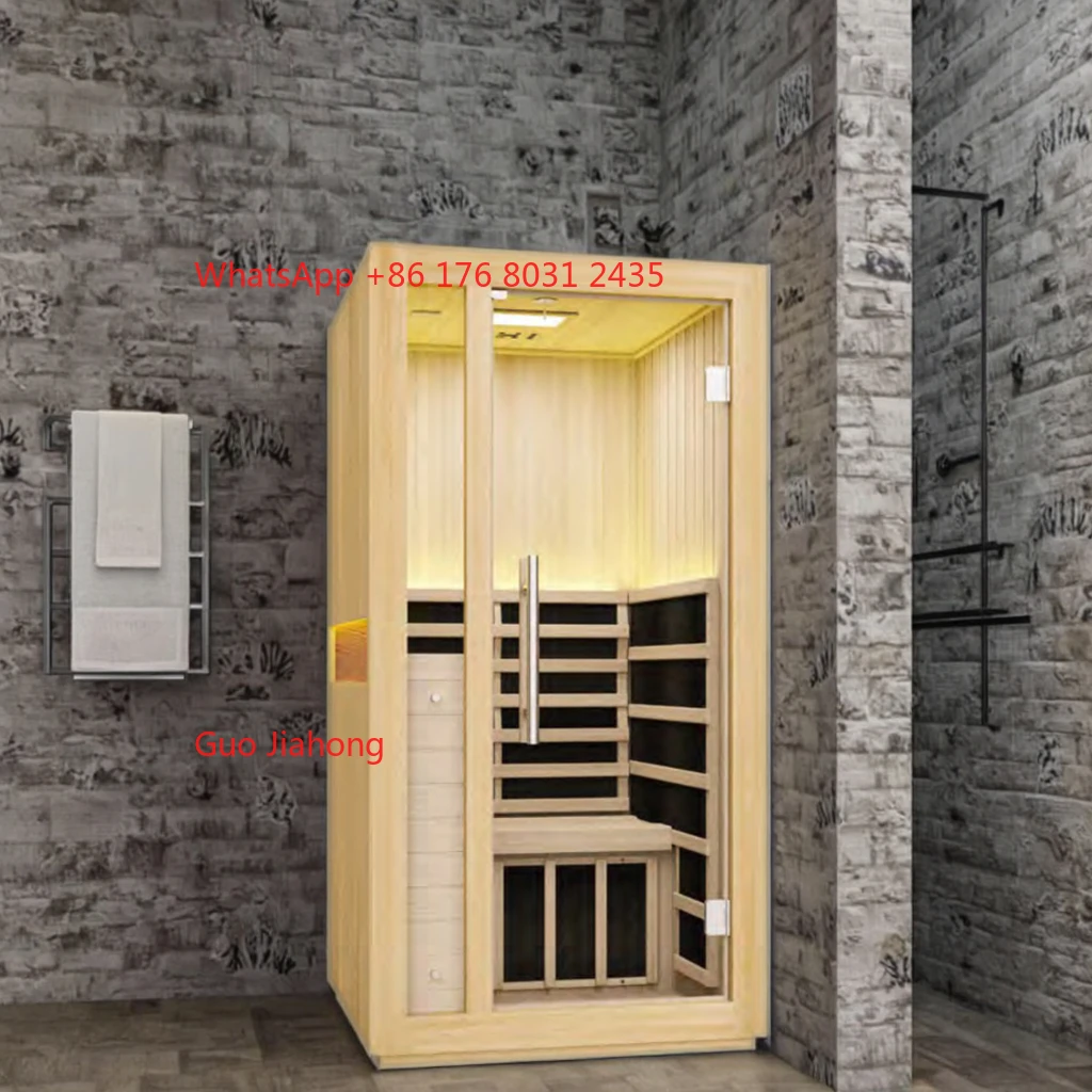 1-Personen-Saunäume für den Innenbereich mit Hemlock