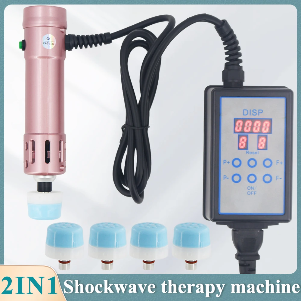 Shockwave Therapy Machine 2 IN 1 Professional Shock Wave Chiropractic Tools For Waist Pain Relief Relaxation Massager 2025 New