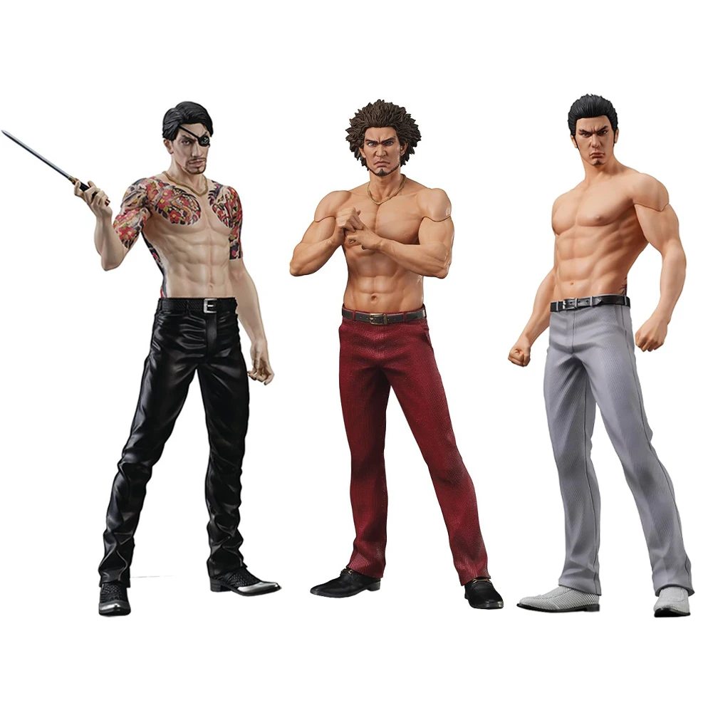 

Anime Dragon figure Kasuga Ichiban Kazuma Kiryu Action Figure Goro Majima Figure Strong man Model Toy Doll Ornament collect Gift