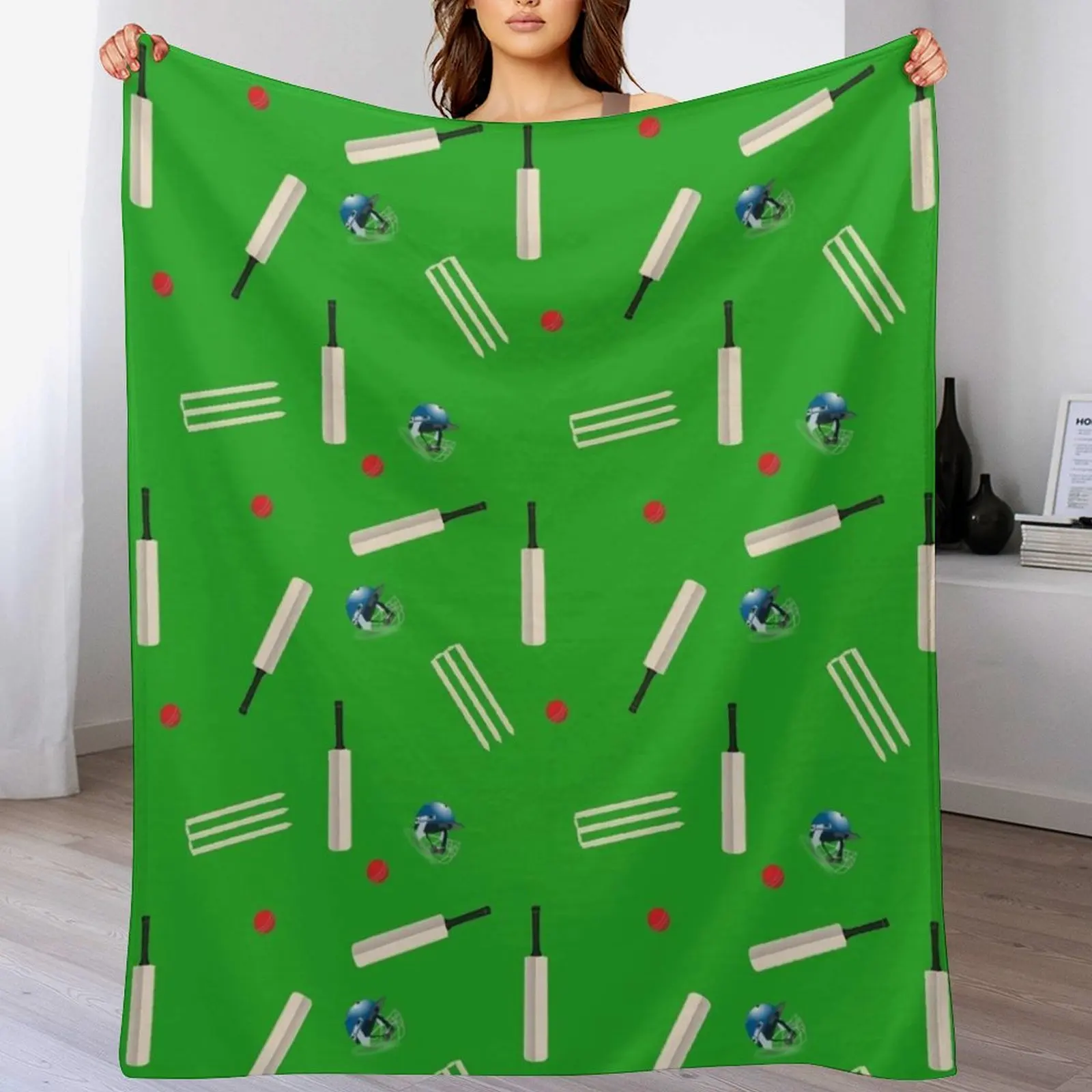 

Cricket Pattern Throw Blanket All Season Soft Lightweight Blanket for Home